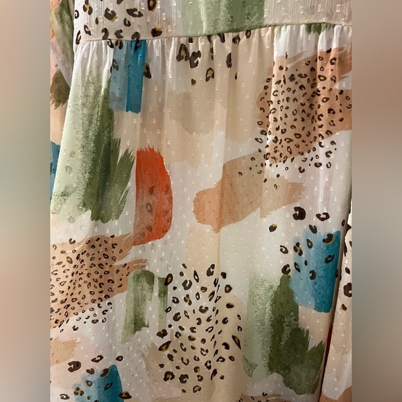 Vada Winter Multicolor & Print Kimono Duster - Picture 6 of 9